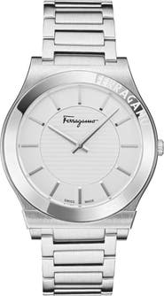 FERRAGAMO Gancini Swiss Quartz Bracelet Watch