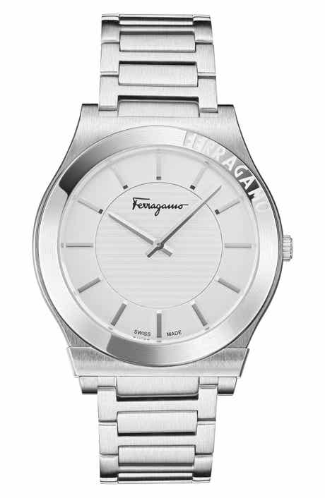 FERRAGAMO Gancini Swiss Quartz Bracelet Watch