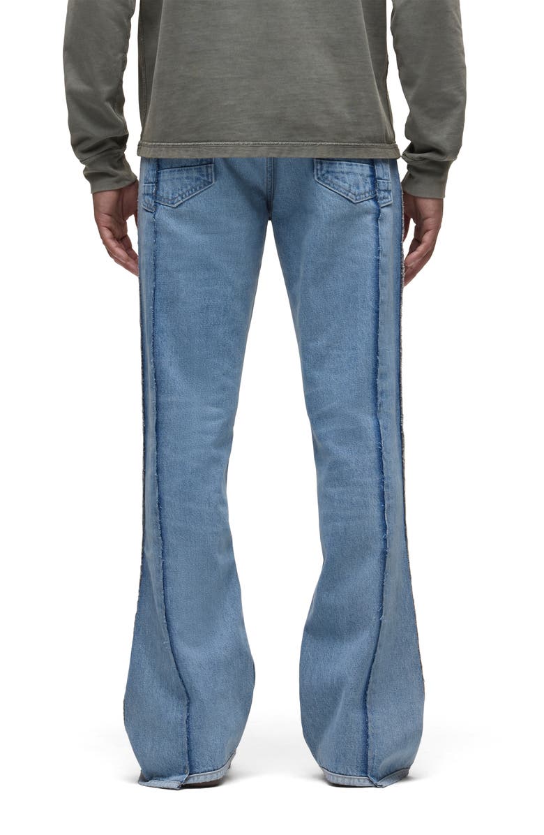 Hudson Jeans Walker Reconstruction Kick Flare Jeans, Alternate, color, Reconstructed Indi