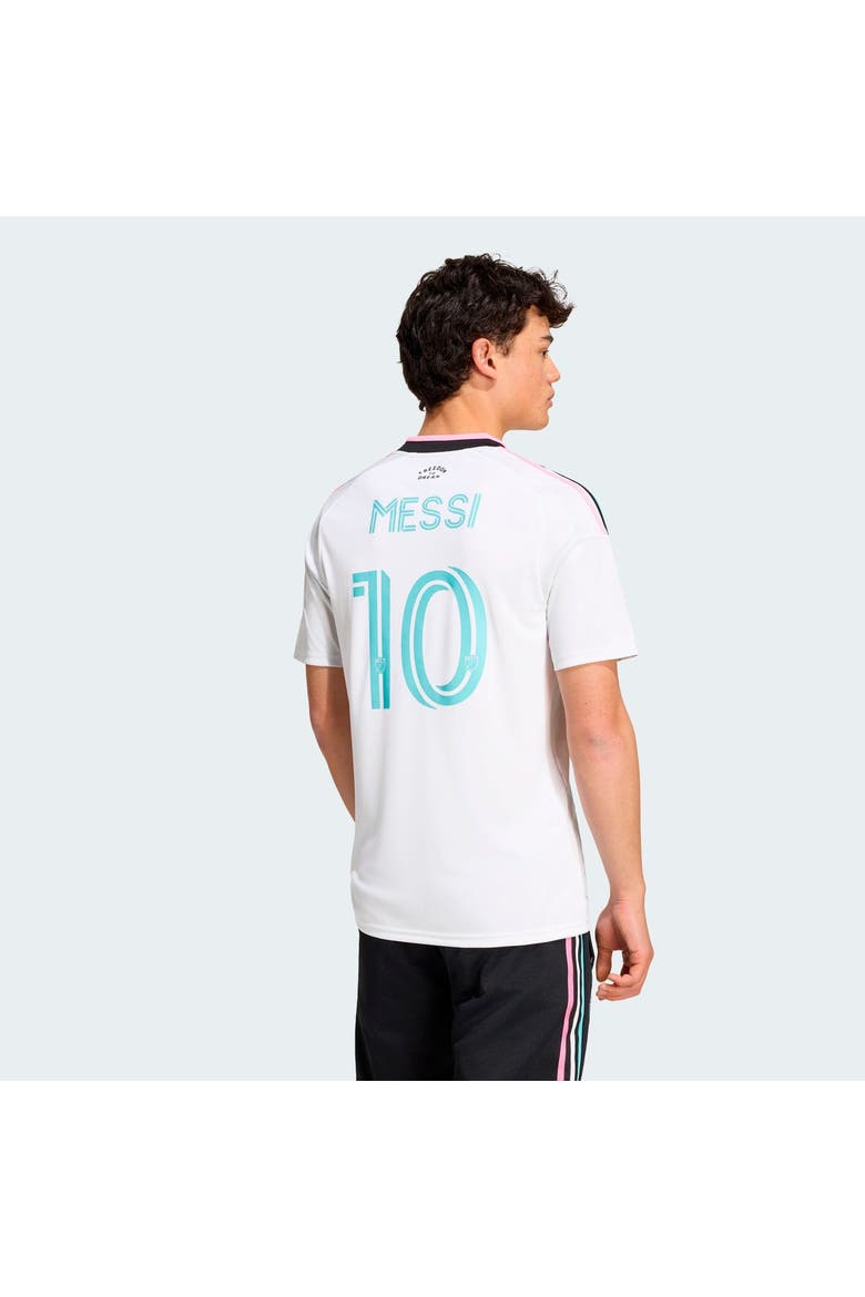 Men's adidas Lionel Messi White Inter Miami CF 2026 Third Replica Jersey, Alternate, color, White