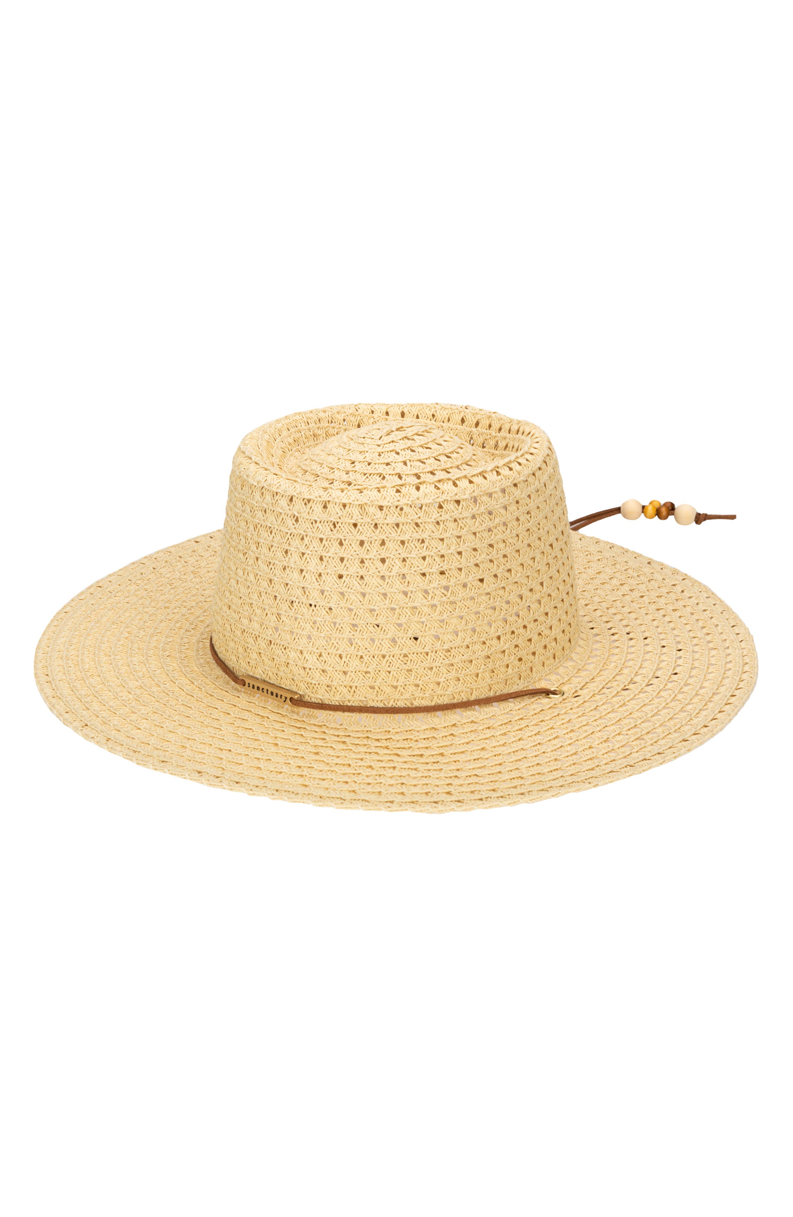 Sanctuary Straw Boater Hat (Women) | Nordstromrack