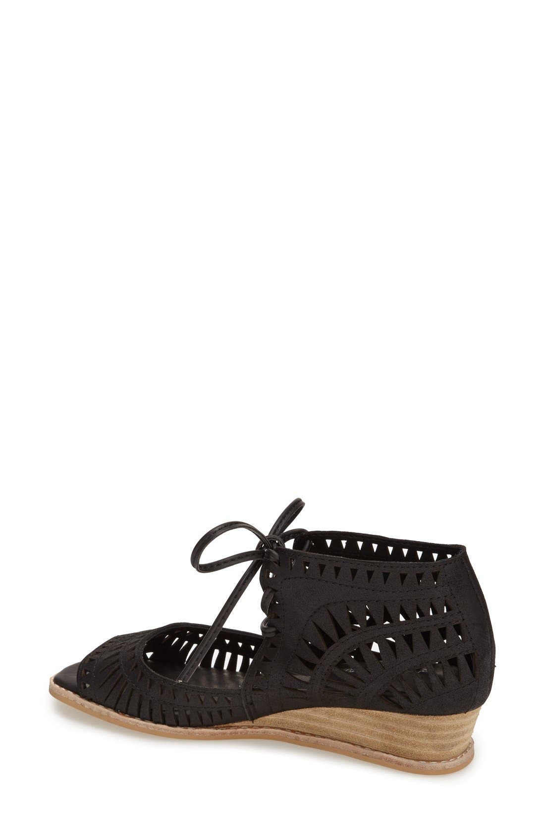 Jeffrey Campbell 'Rodillo' Wedge Sandal, Alternate, color, 