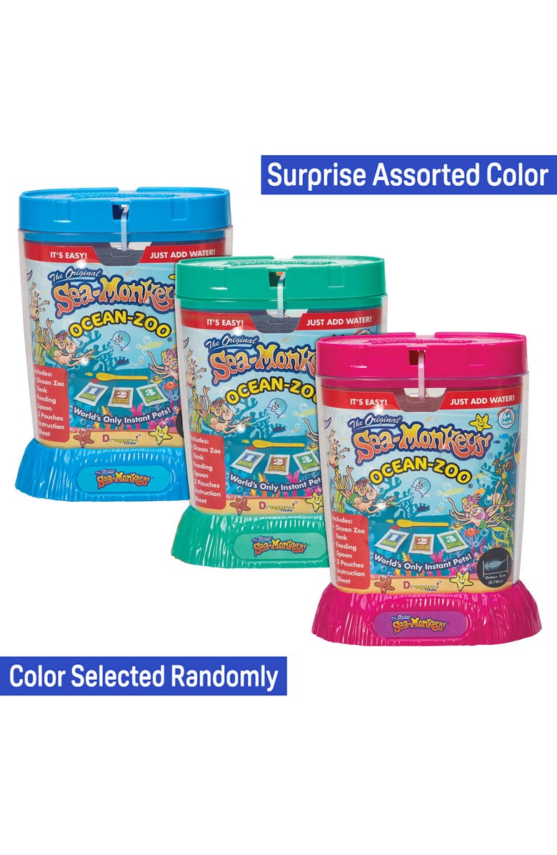 Sea Monkeys SeaMonkey Ocean Zoo Surprise Assorted Color, Alternate, color, Multicolored