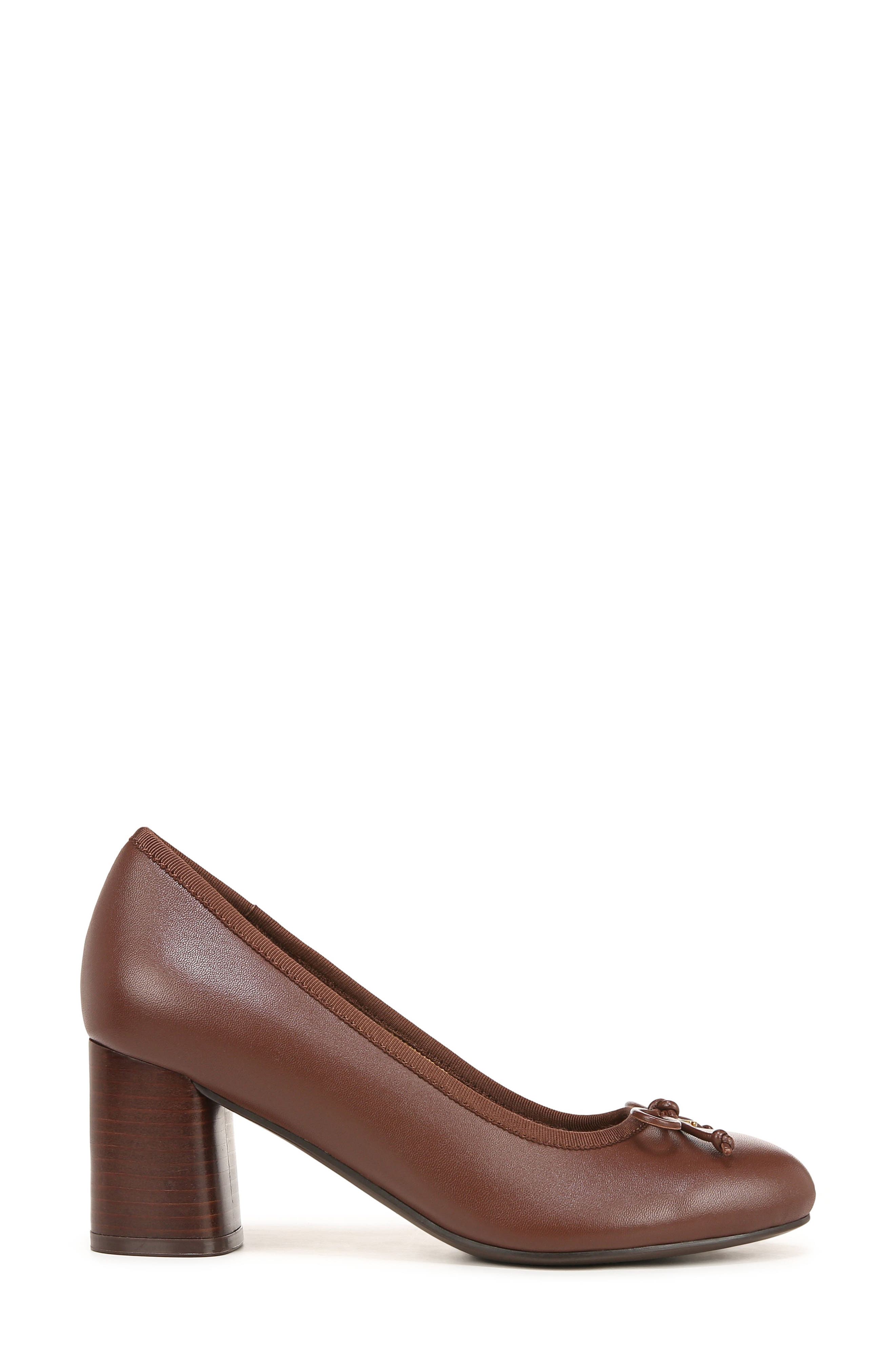 Naturalizer Sienna Block Heel Pump, Alternate, color, Cappuccino Brown