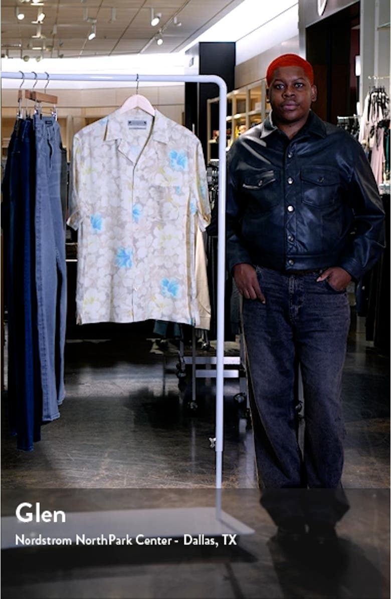 Nevada Floral Print Camp Shirt, sales video thumbnail