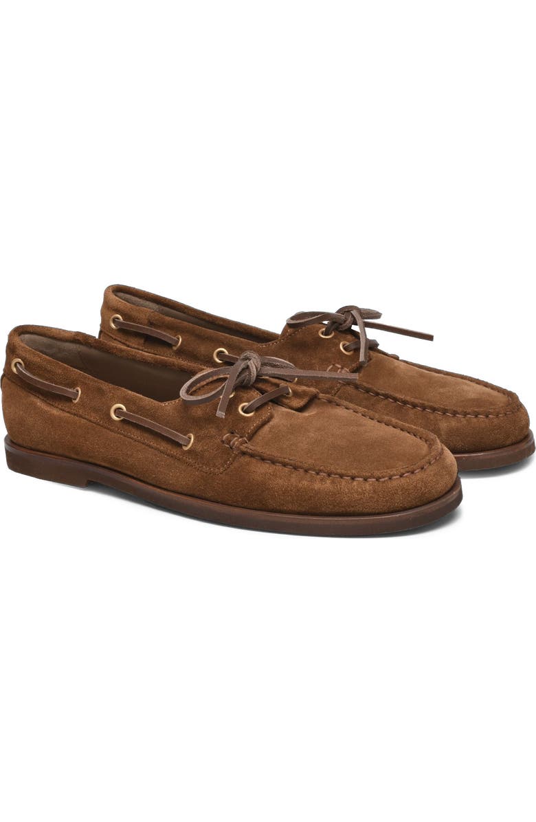 Gianvito Rossi Vandée Mocassin, Alternate, color, Brown Suede