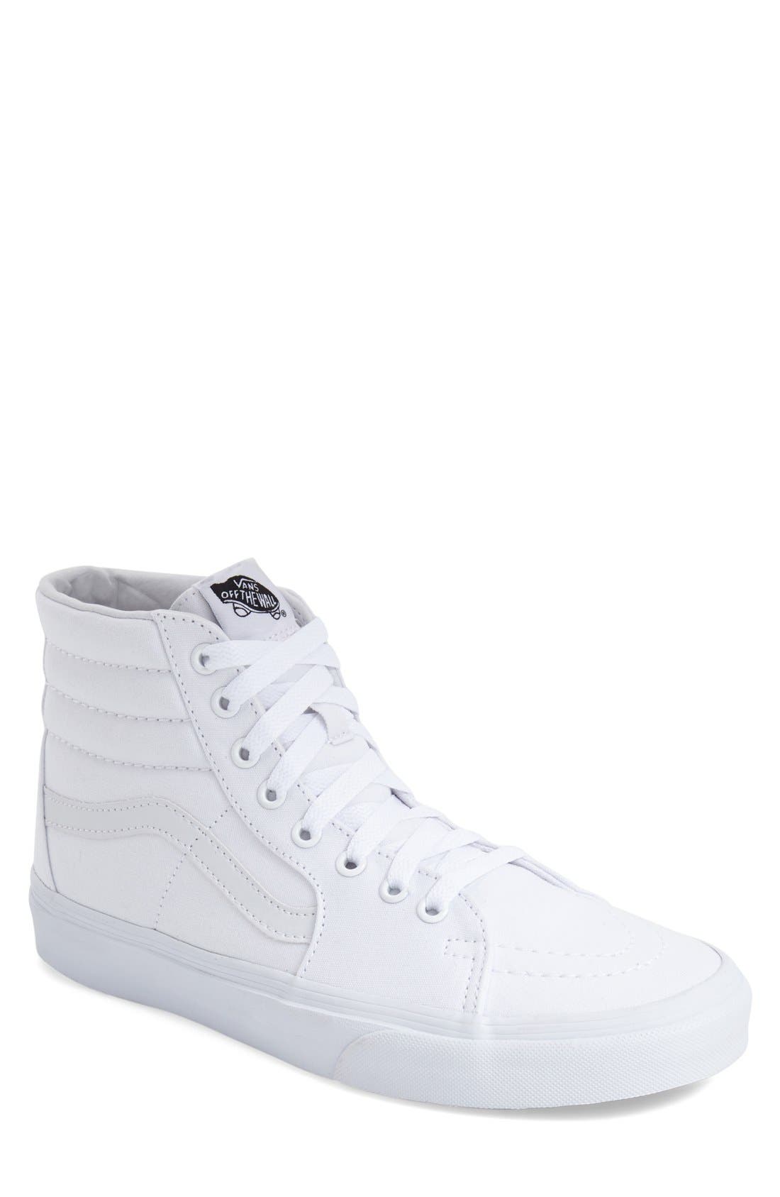 Sk8-Hi Sneaker, Main, color, TRUE WHITE