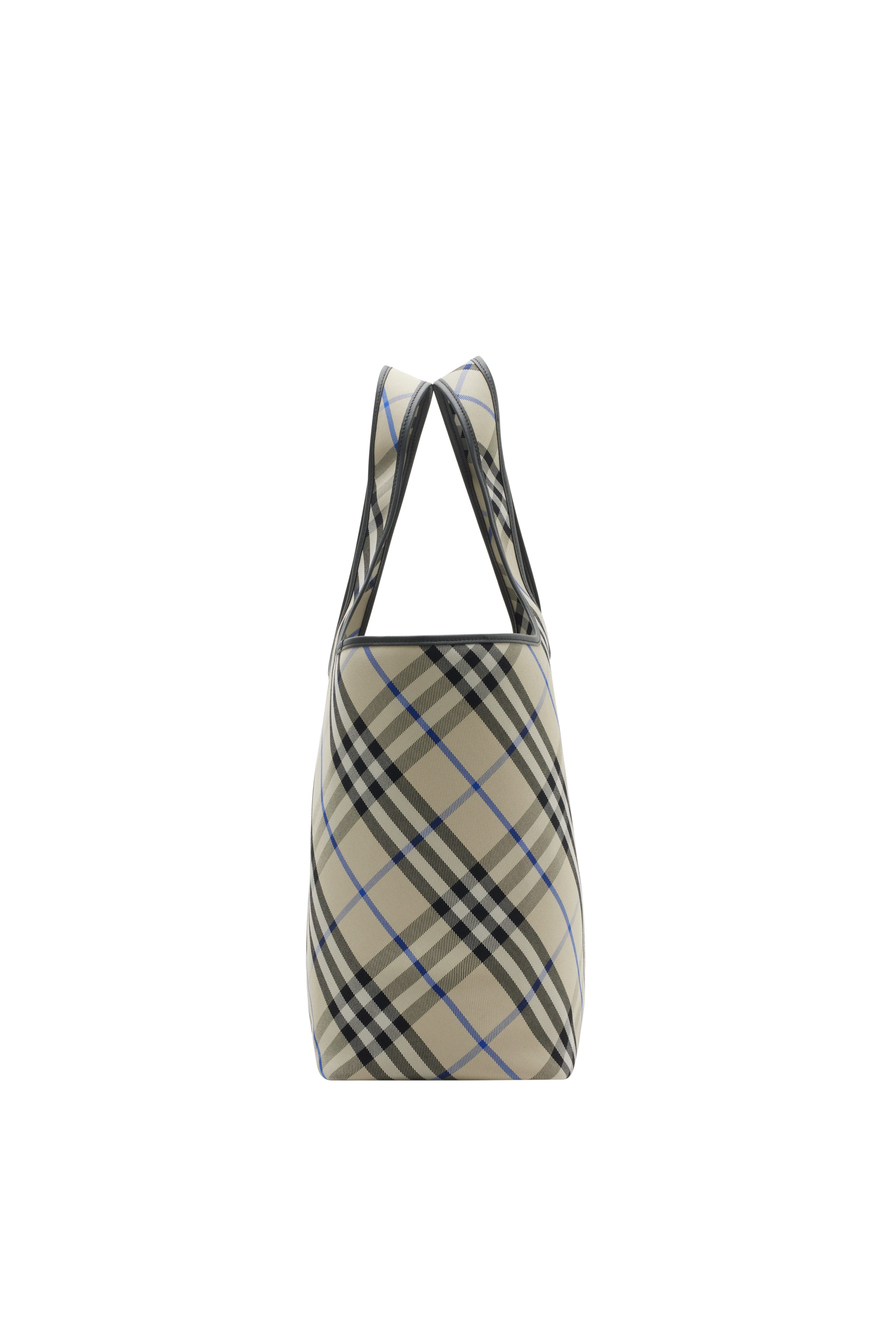 Burberry Medium Check Tote, Alternate, color, 