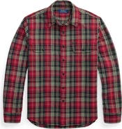 Polo Ralph Lauren Classic Fit Plaid Cotton Oxford Workshirt