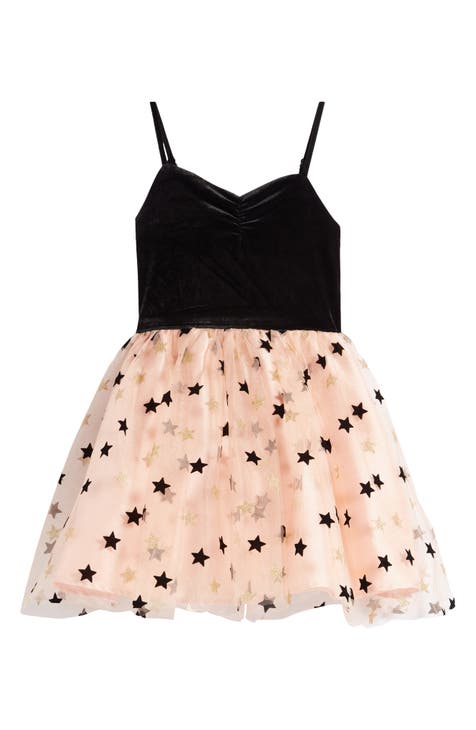 Kids' Velvet Bodice Party Dress (Big Kid)