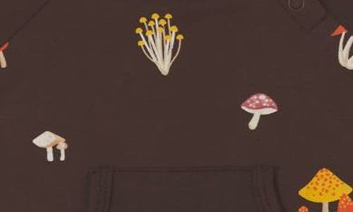 Kyte Baby Fungi Print Longall Romper In Brown