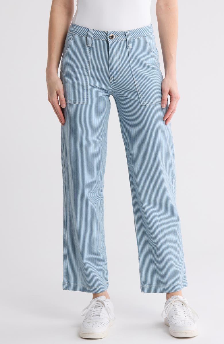 FLYING ANGEL Striped High Waist Pants, Main, color,