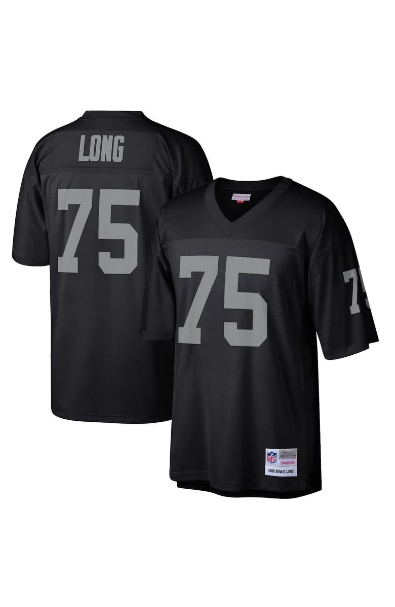 Mitchell & Ness Men's Mitchell & Ness Howie Long Black Las Vegas Raiders Retired Player Legacy Replica Jersey, Main, color, Black
