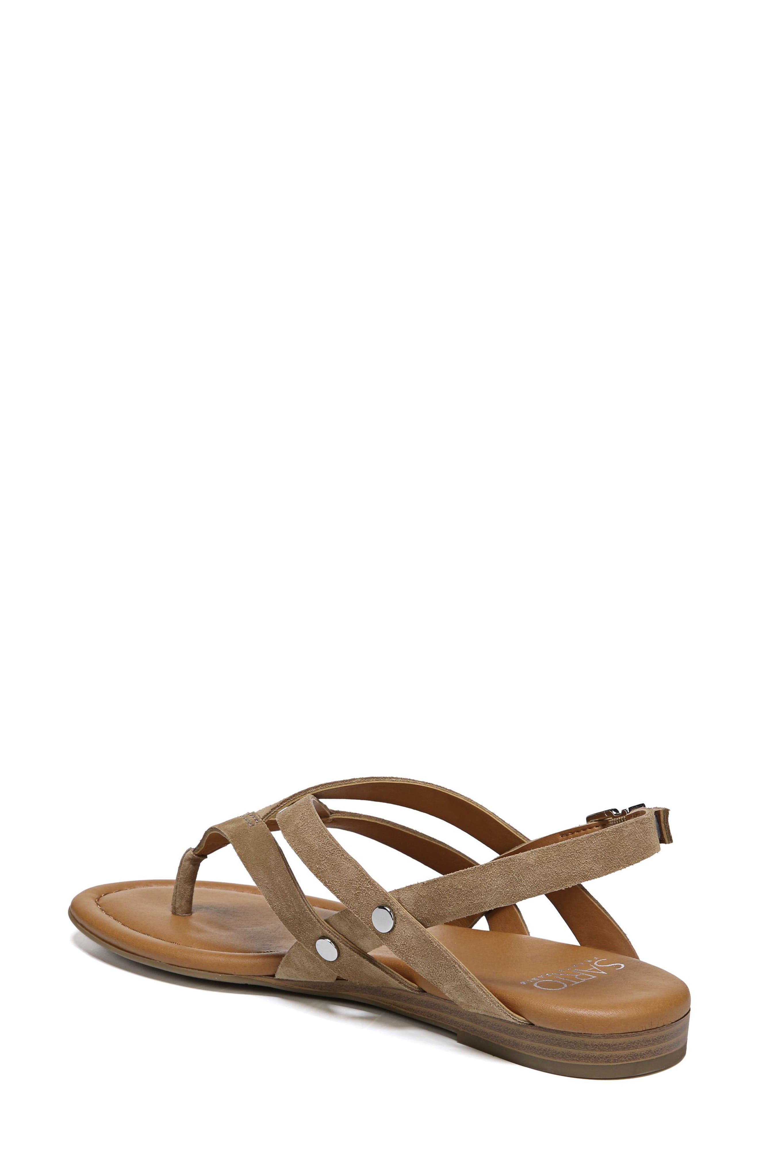 Gretchen Sandal, Alternate, color, ALMOND SUEDE
