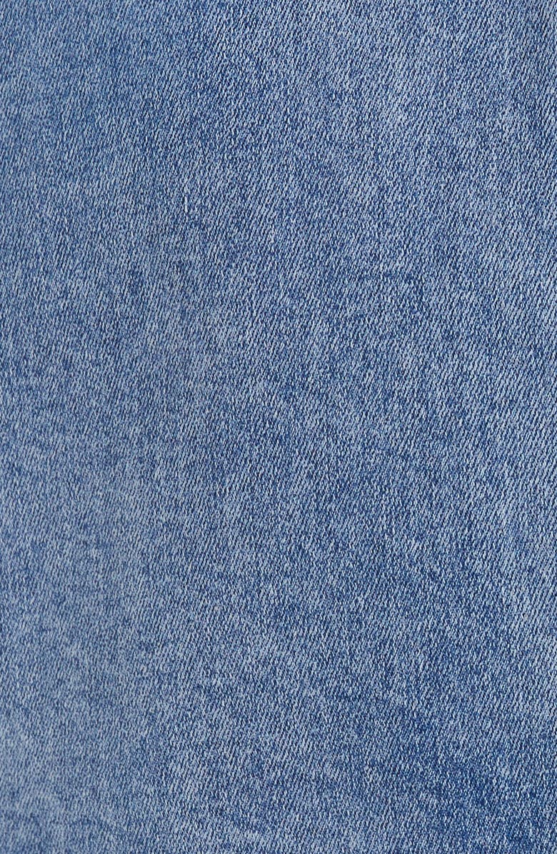 Bayeas Front Slit Denim Skirt, Alternate, color, 