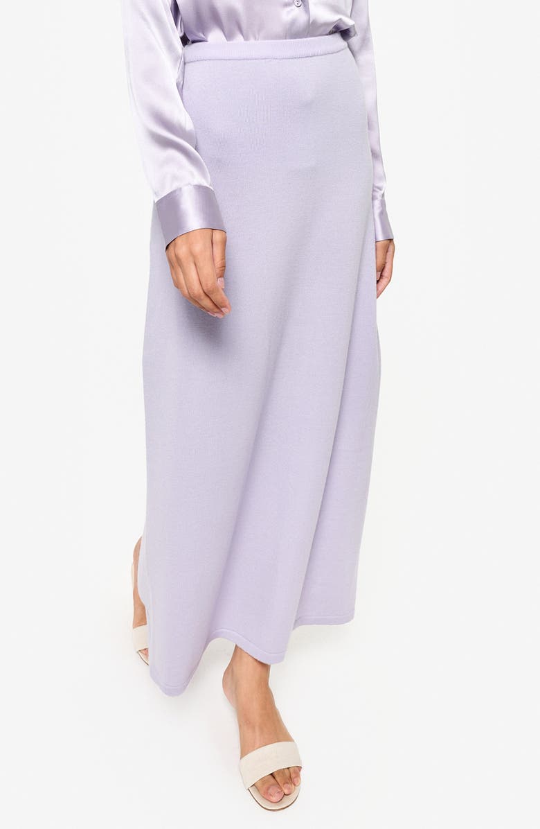 CAMI NYC Jovina Merino Wool Skirt, Alternate, color,