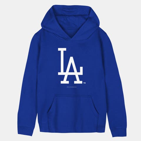 Toddler Mitchell & Ness  Royal Los Angeles Dodgers Retro Logo Hoodie
