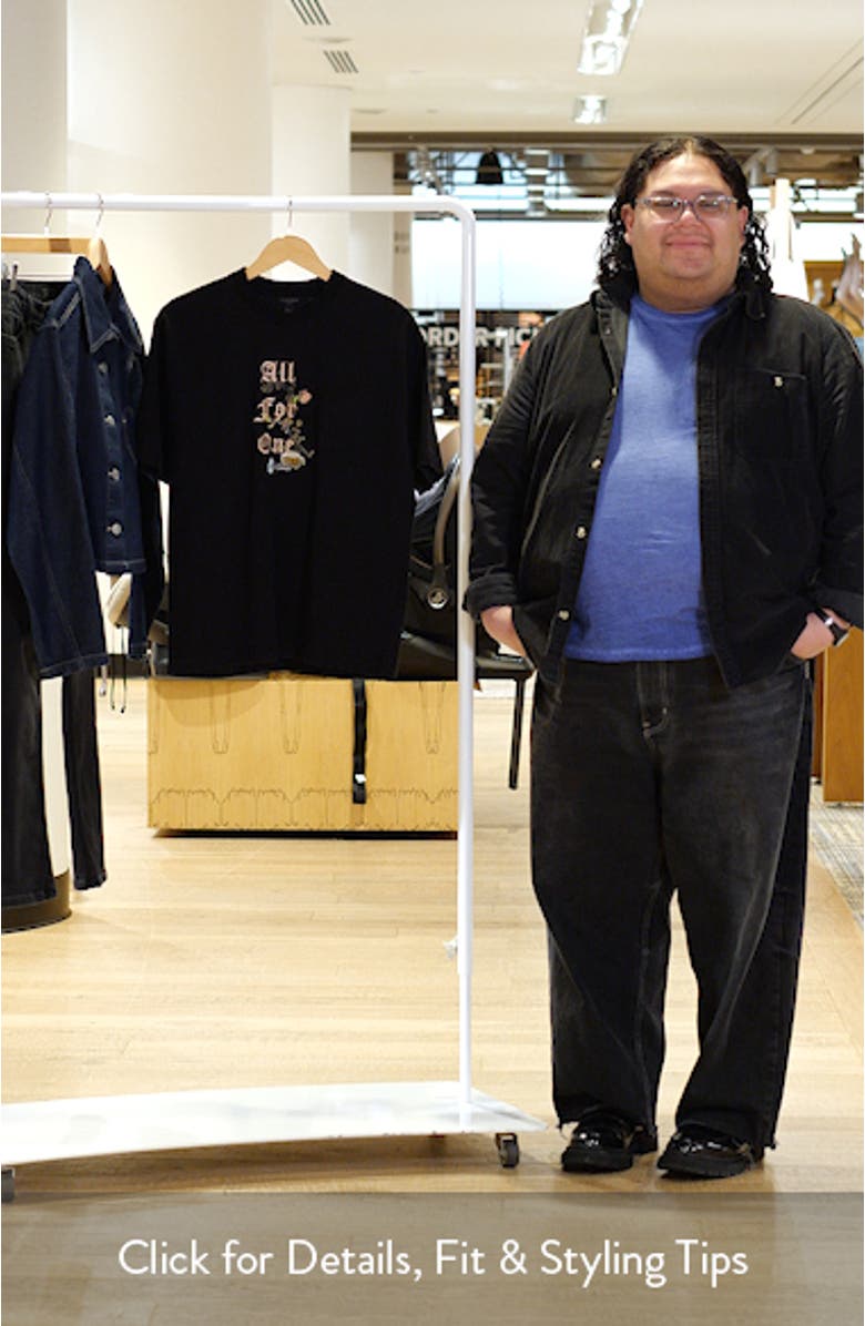 Oneness Etta Embroidered Graphic T-Shirt, sales video thumbnail