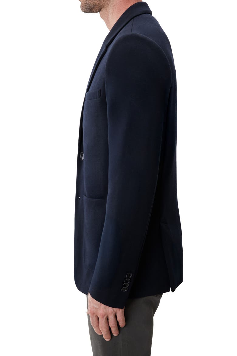 Blum Heathered Knit Sport Coat, Alternate, color, NAVY
