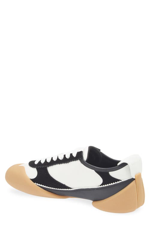 Alexander Mcqueen Oversized Calfskin Sneakers With Distinctive Rounded Sole In Multi
