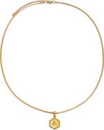 Petit Moments Initial Pendant Necklace