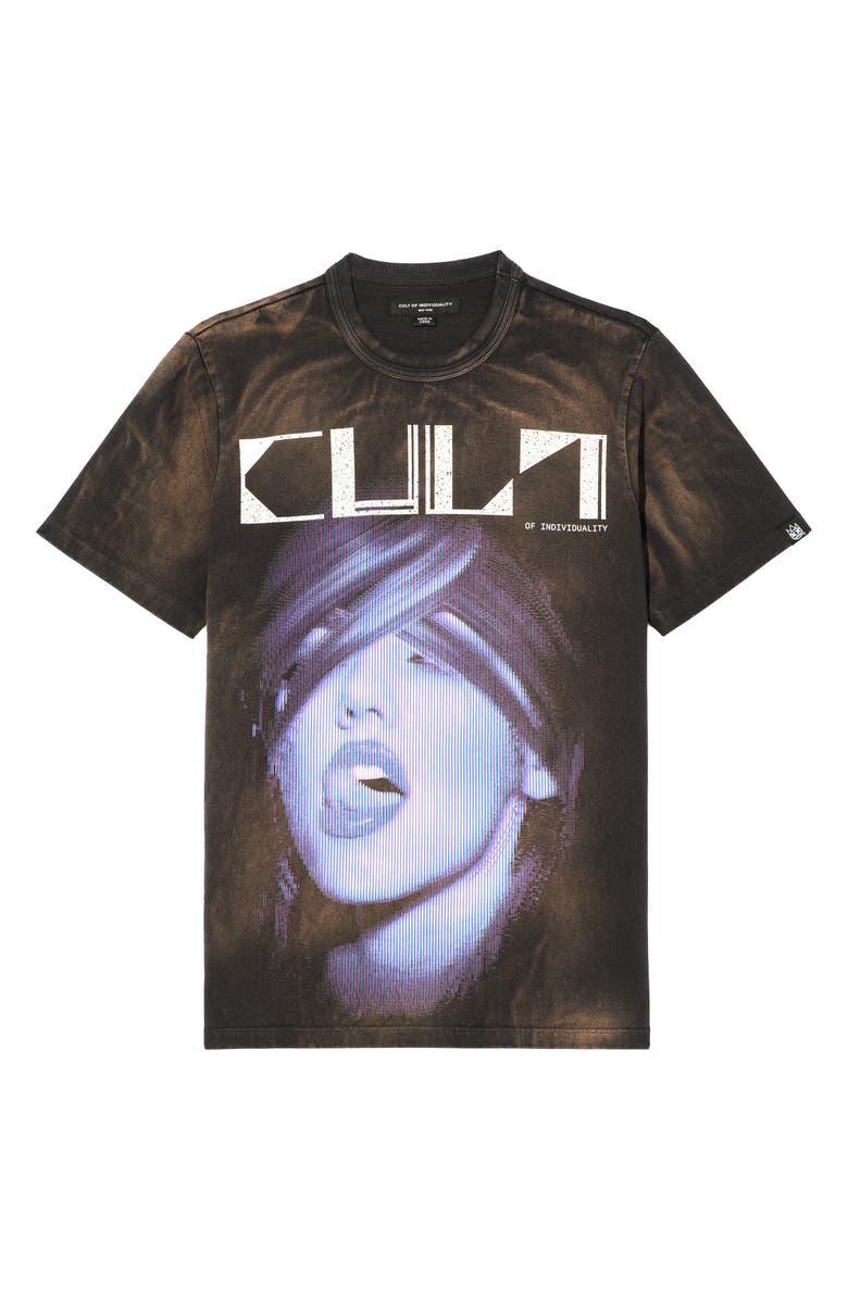 Cult of Individuality Graphic Fleece Sweatshirt, Alternate, color, Vintage Charcoal