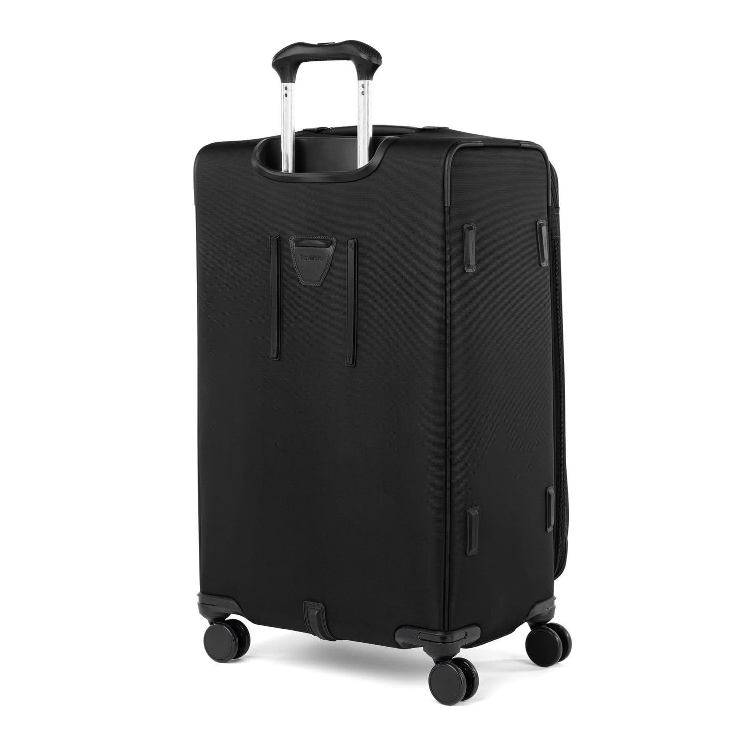 TRAVELPRO Versapack + Lightweight Softside Expandable 29" Large Check In Spinner Luggage, Alternate, color, Black