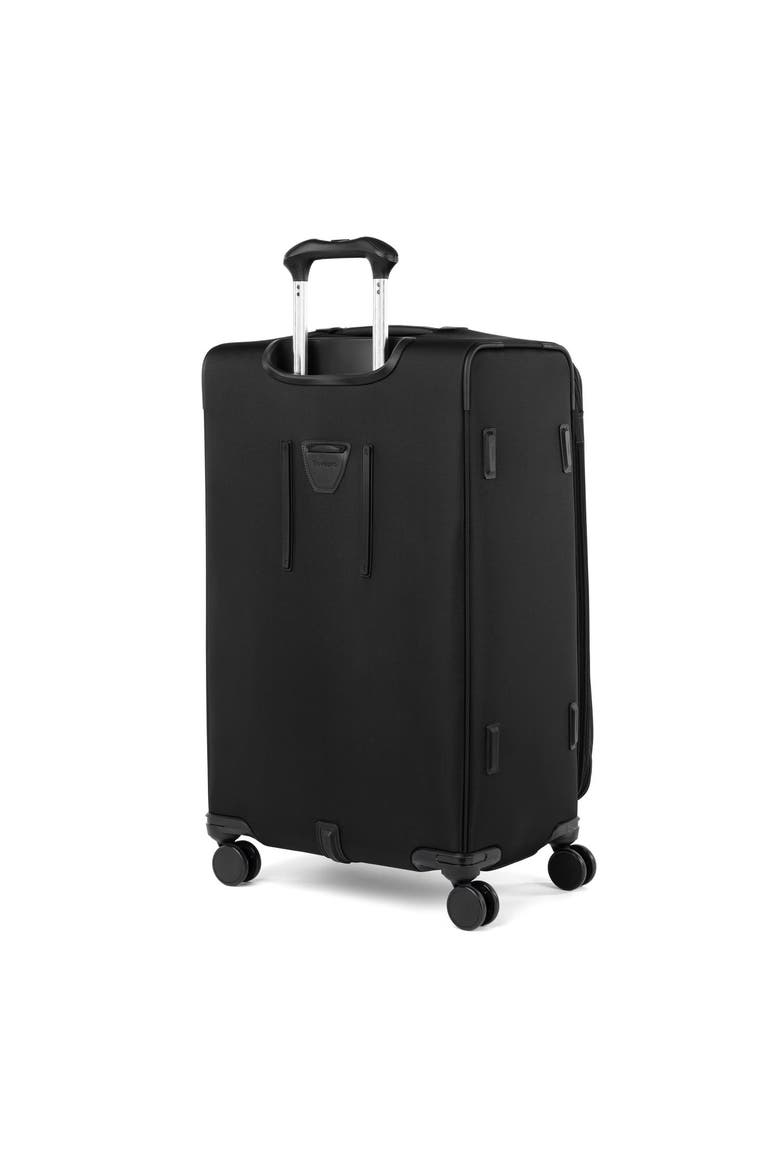 Versapack + Lightweight Softside Expandable 29" Large Checked Spinner Luggage, Alternate, color, Black
