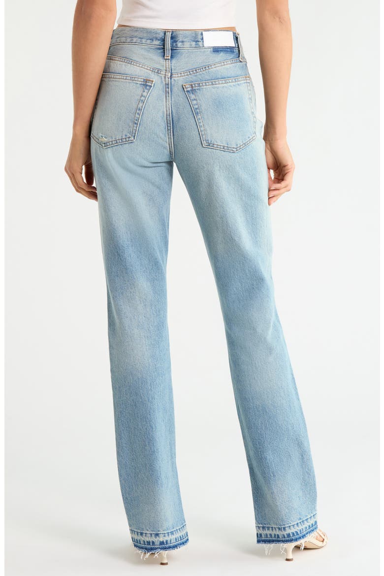 70s High Waist Bootcut Jeans, Alternate, color, OPAL INDIGO