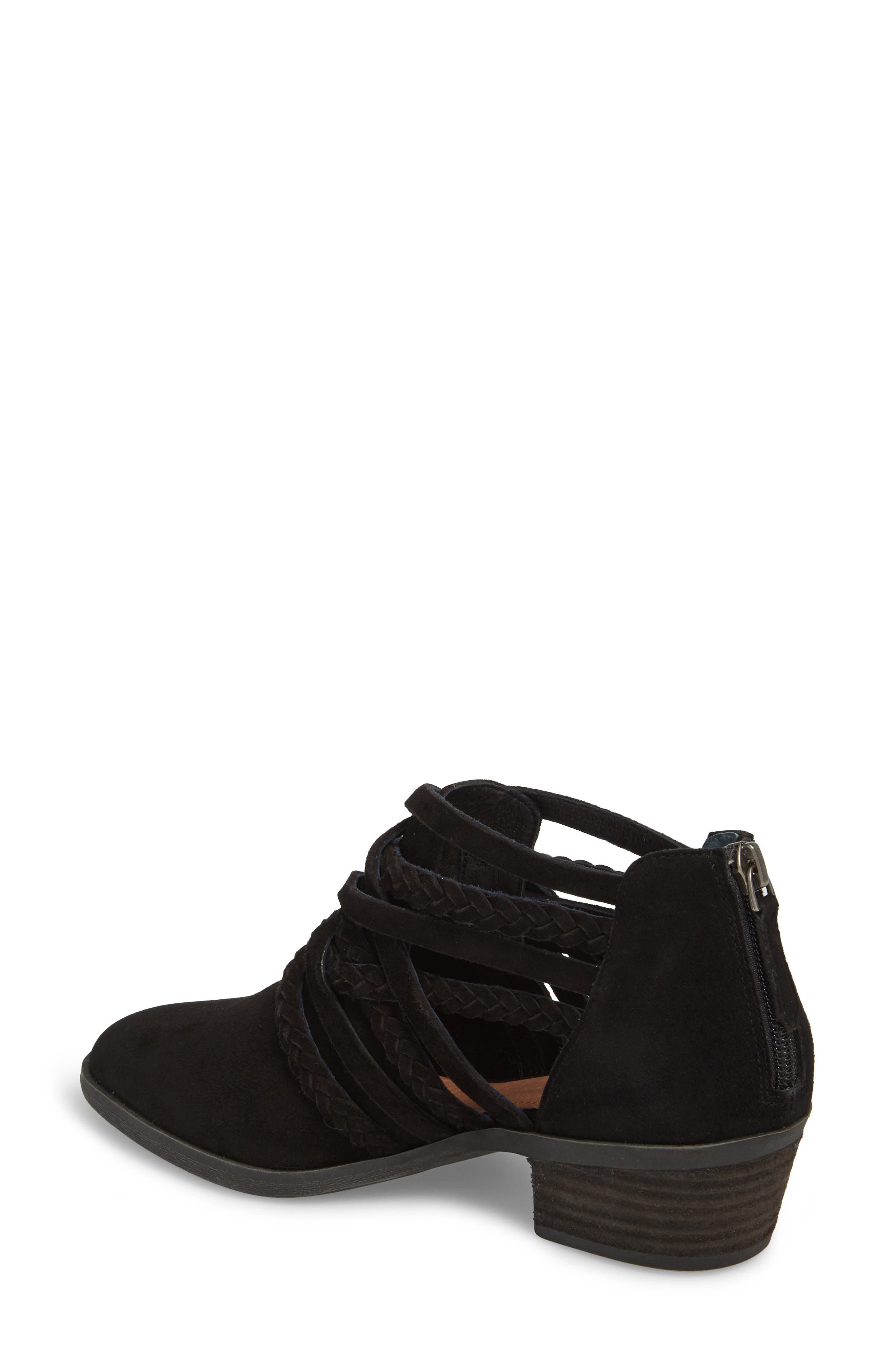 Liam Braided Bootie, Alternate, color, BLACK SUEDE