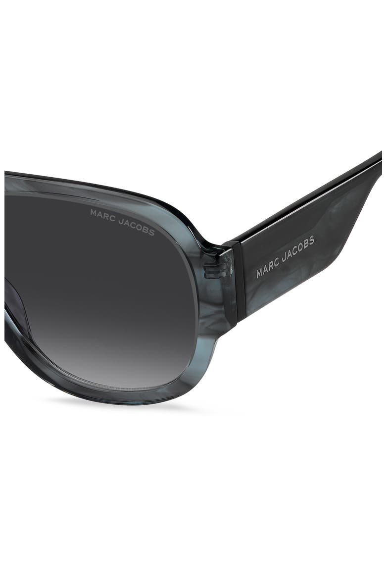 MARC 843/S Aviator Sunglasses, Alternate, color, GREY HORN
