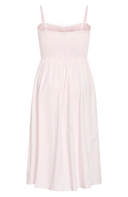 City Chic Vacation Stripe Sleeveless Maxi Dress