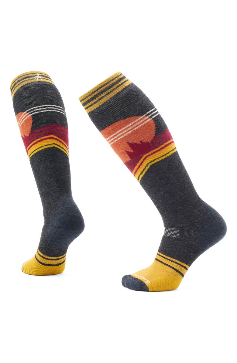Smartwool Snowboard Full Cushion Moon Energy Wool Blend Over the Calf Socks, Main, color,