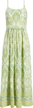 CITY BLUES Paisley Print Maxi Dress