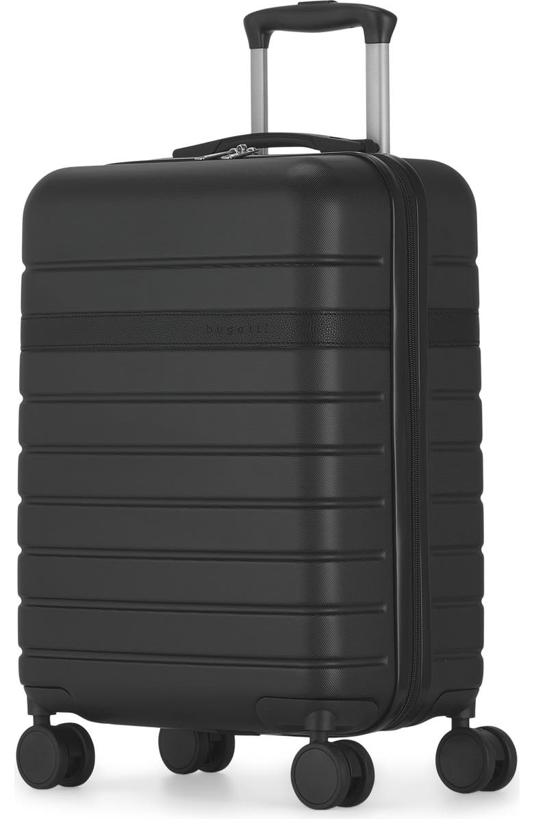 bugatti Lisbon Hardside Carry-on Luggage with Double Wheels, Alternate, color,