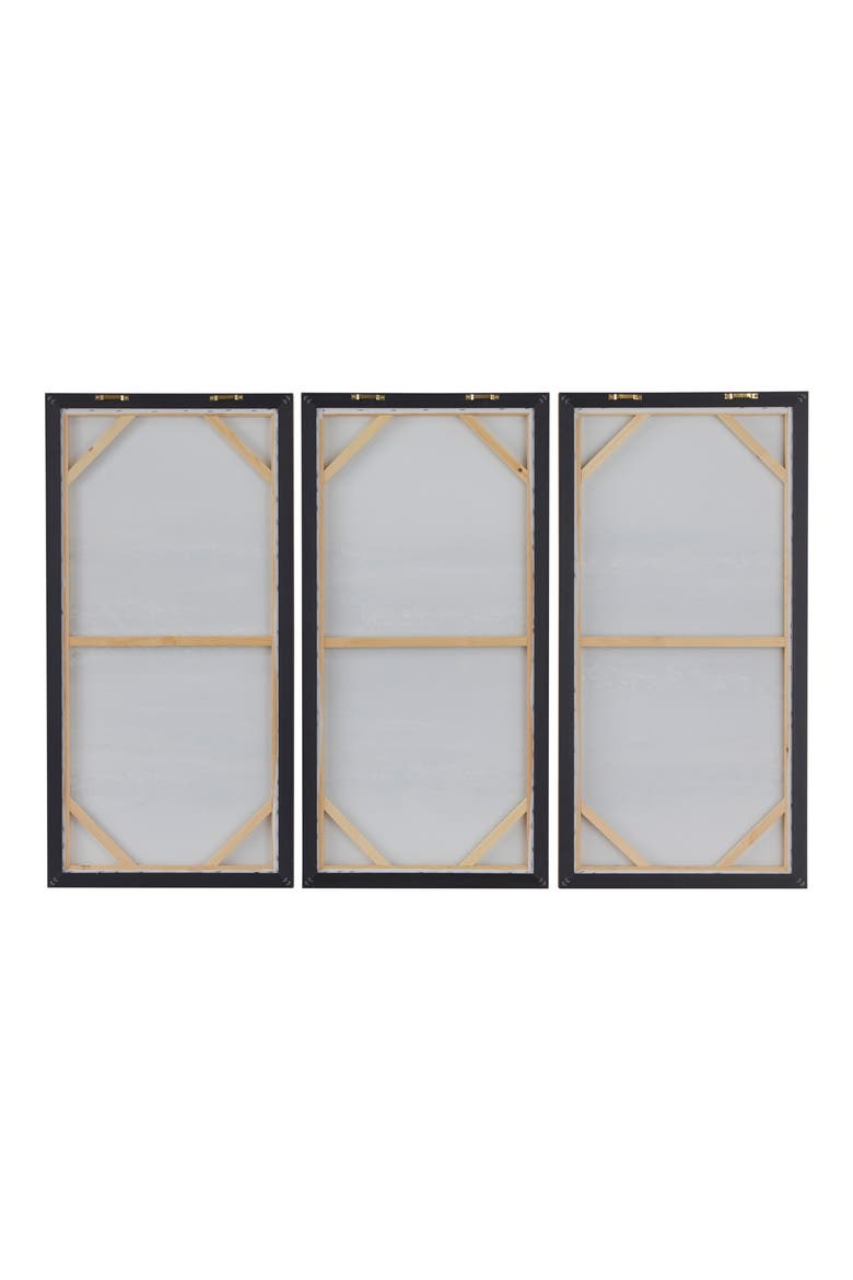Set of 3 Canvas Framed Wall Art, Alternate, color, BLUE