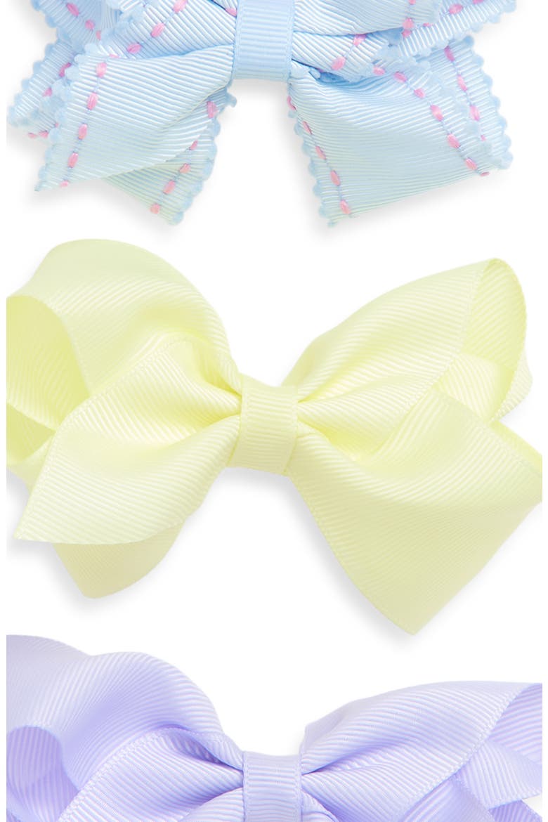 Kids' Assorted 4-Pack Bow Hair Clips, Alternate, color, MULTI