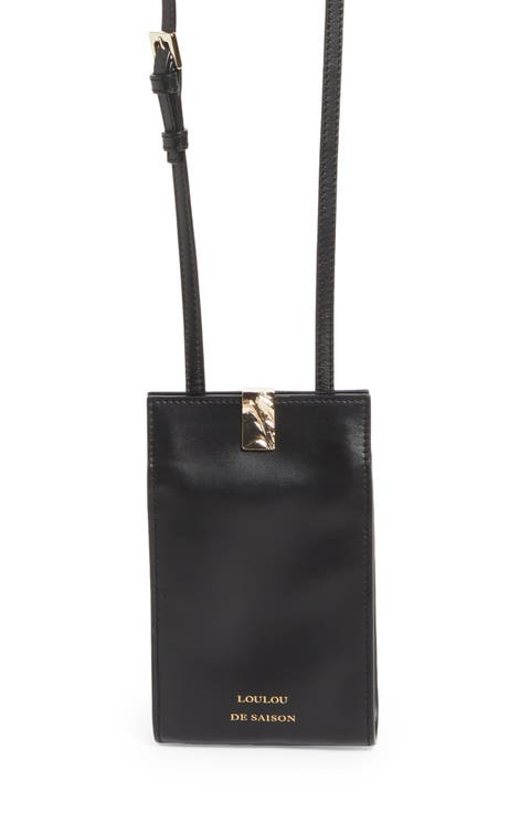 Mini Neri Leather Crossbody Bag