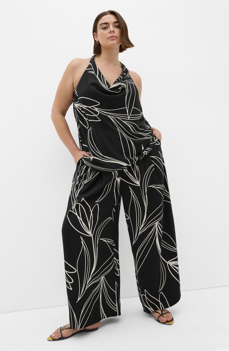 City Chic Shania Cowl Neck Sleeveless Top, Alternate, color, 