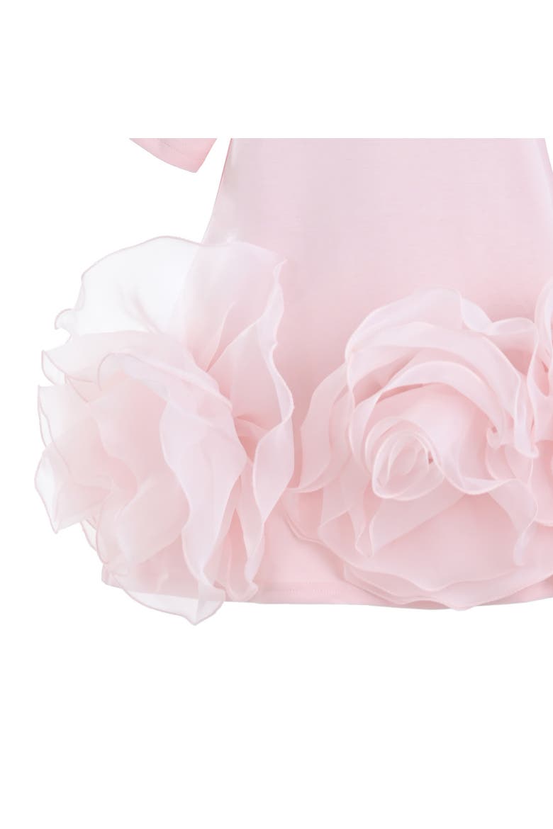 Verina Ruffled Hem A-Line Dress, Alternate, color, Pink