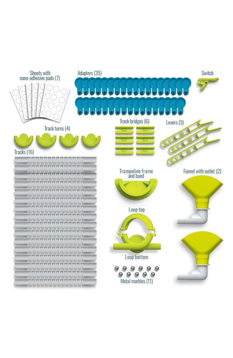 Thames & Kosmos Gecko Run Deluxe Marble Run Starter Kit, Alternate, color, Miscellaneous