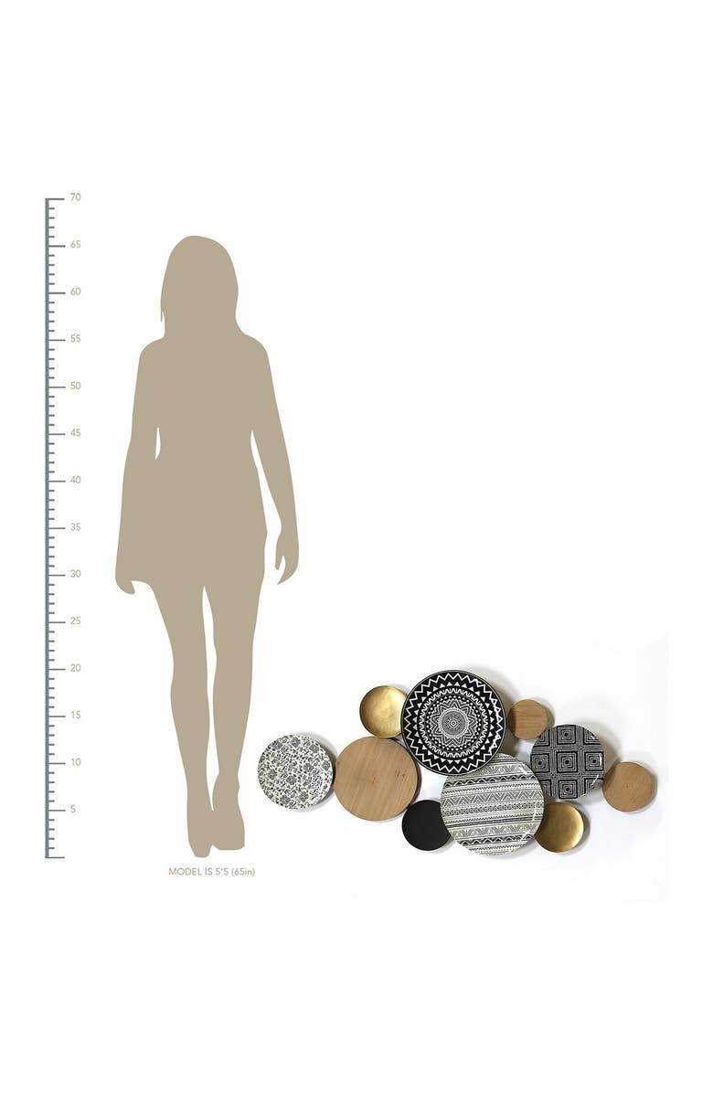 PARKLAND COLLECTION Multi Boho Medley Plates Wall Decor, Alternate, color, Multicolor