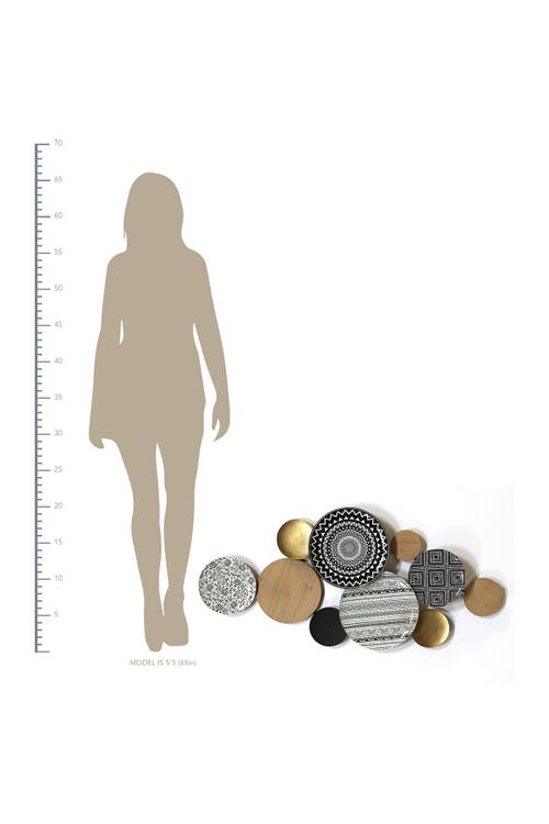 Parkland Collection Multi Boho Medley Plates Wall Decor In Multi