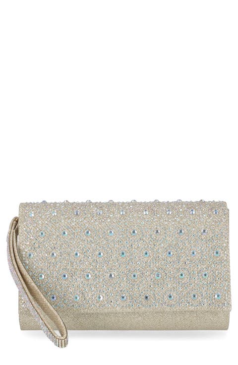 Waverly Crystal Embellished Clutch