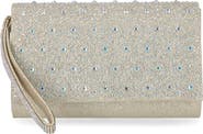 Jessica McClintock Waverly Crystal Embellished Clutch