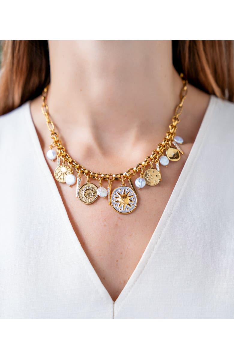 Loni Paul Jewelry Celestial Charm Necklace, Alternate, color,