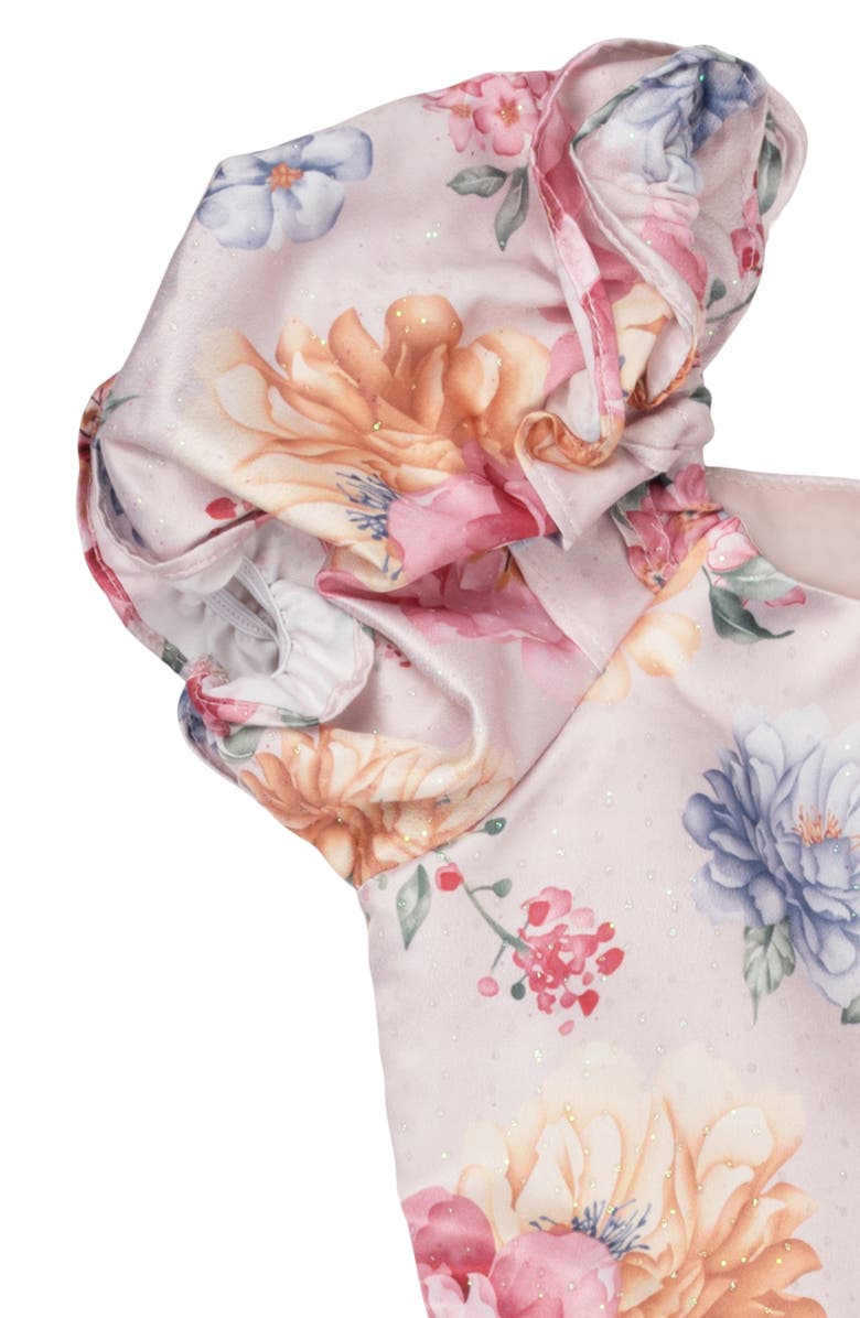 Rare Editions Kids' Puff Sleeve Dress, Alternate, color, Blush