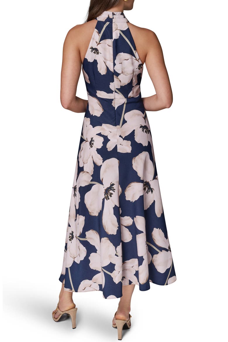 Floral Crepe Maxi Dress, Alternate, color, NIGHT SKY