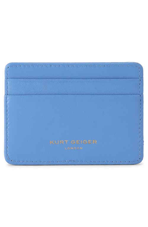 Kurt Geiger London Kensington Card Holder In Medium Blue