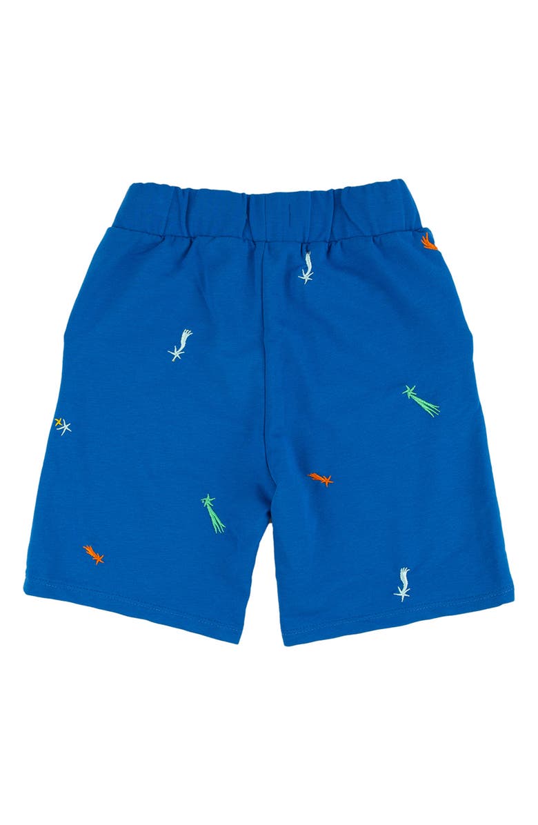 Miki Miette Kids' Rusty Stargazer Embroidered Shorts, Alternate, color, 